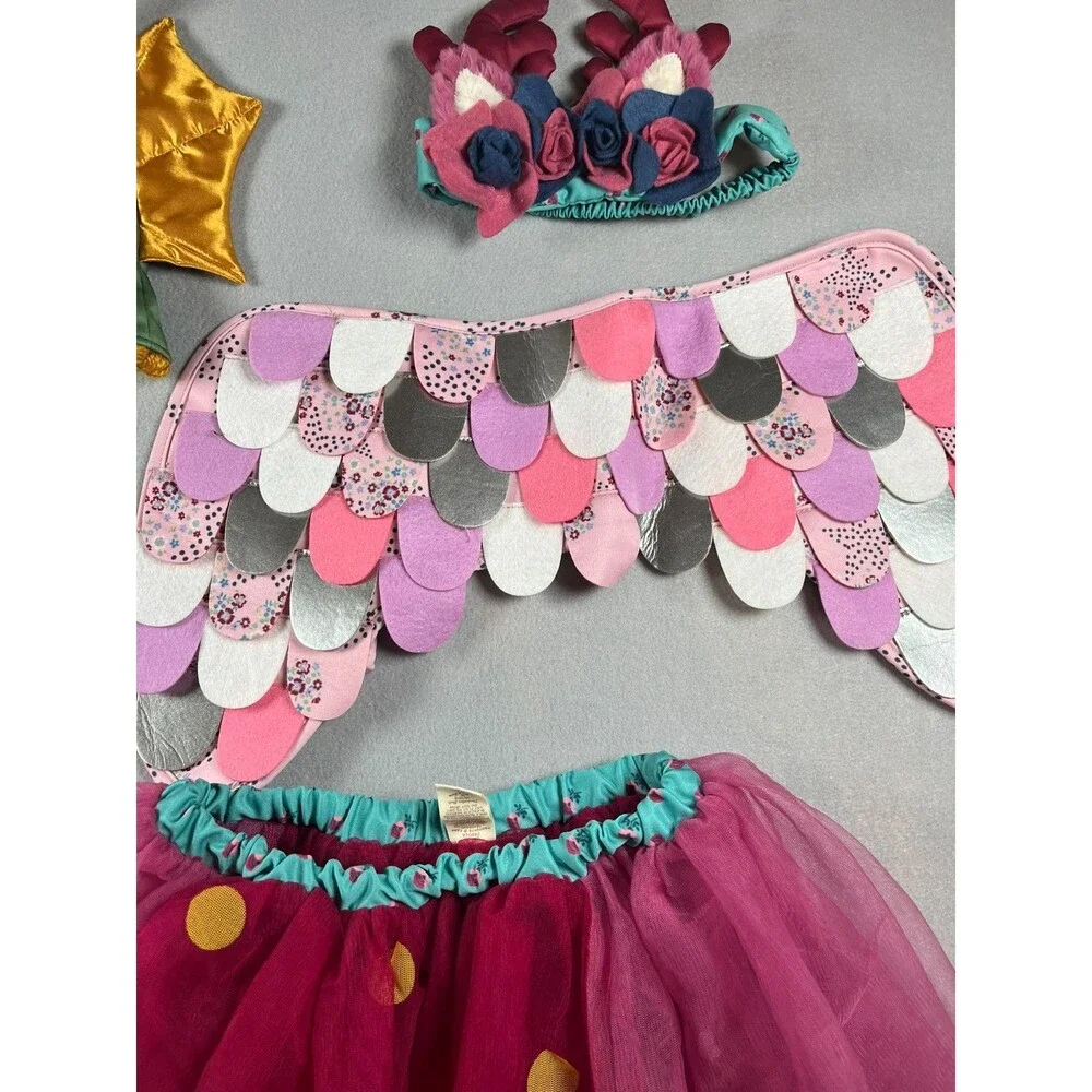 Matilda Jane Girls Felt Patchwork Wings Deer Unicorn Fairy dragon 5 piece total